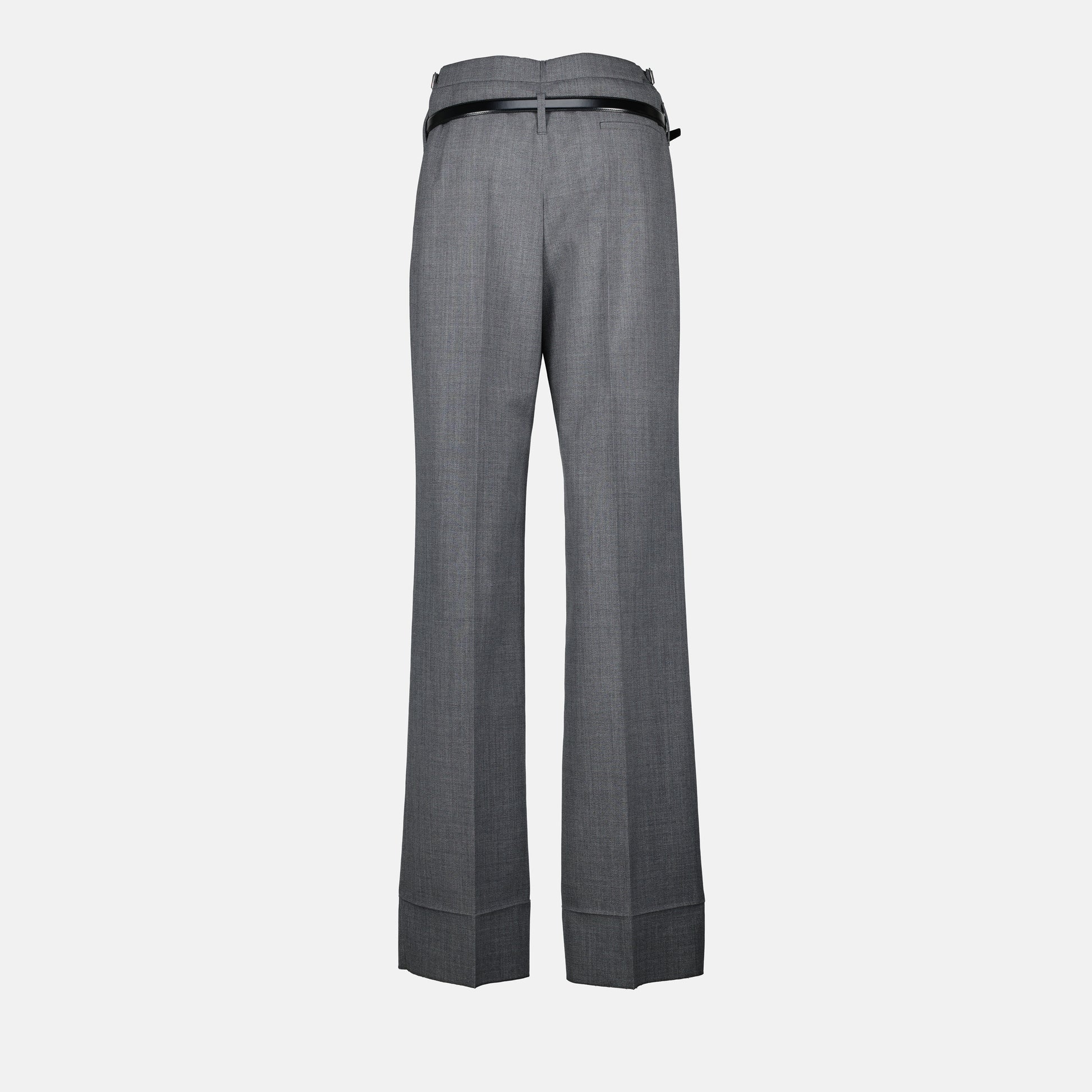 Pantalon gris en laine