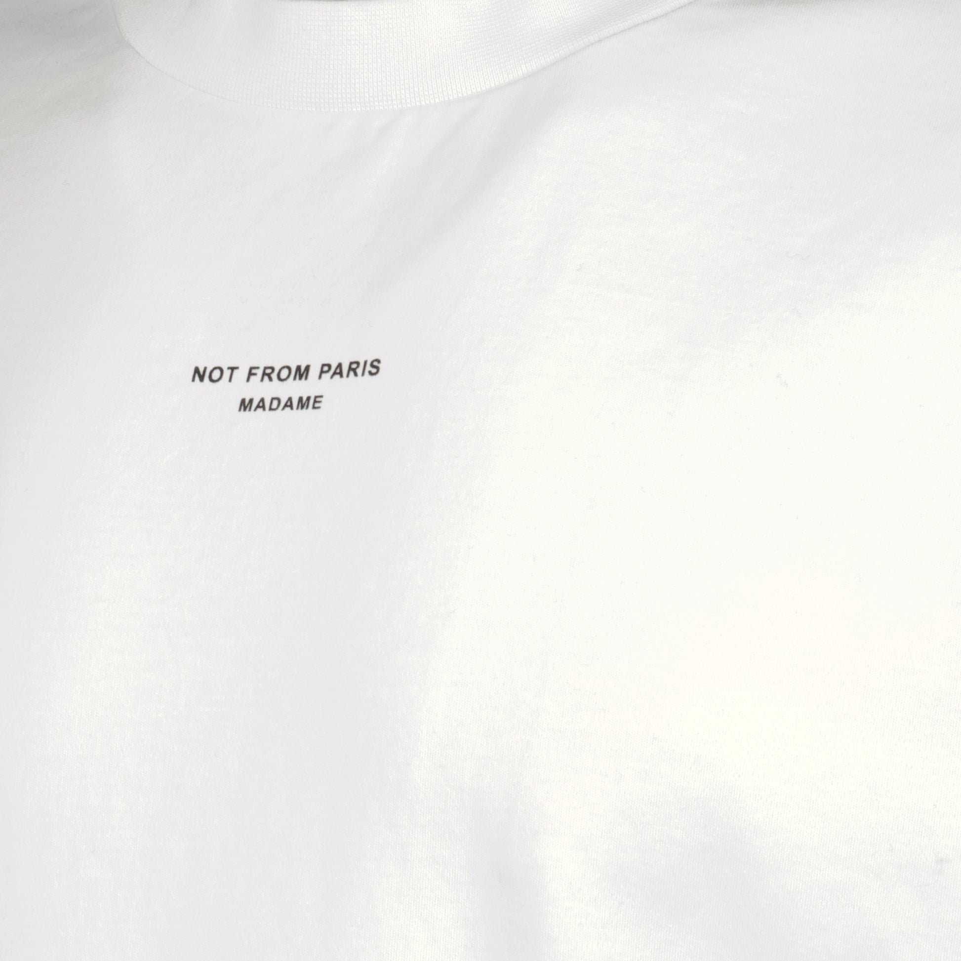 T-shirt Slogan Classique blanc