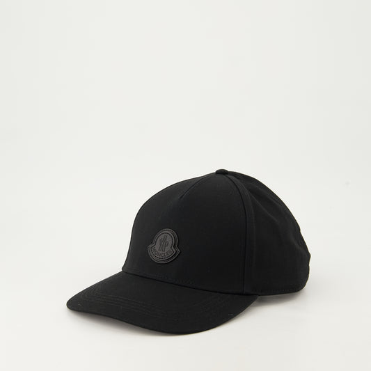 Casquette à logo en cuir