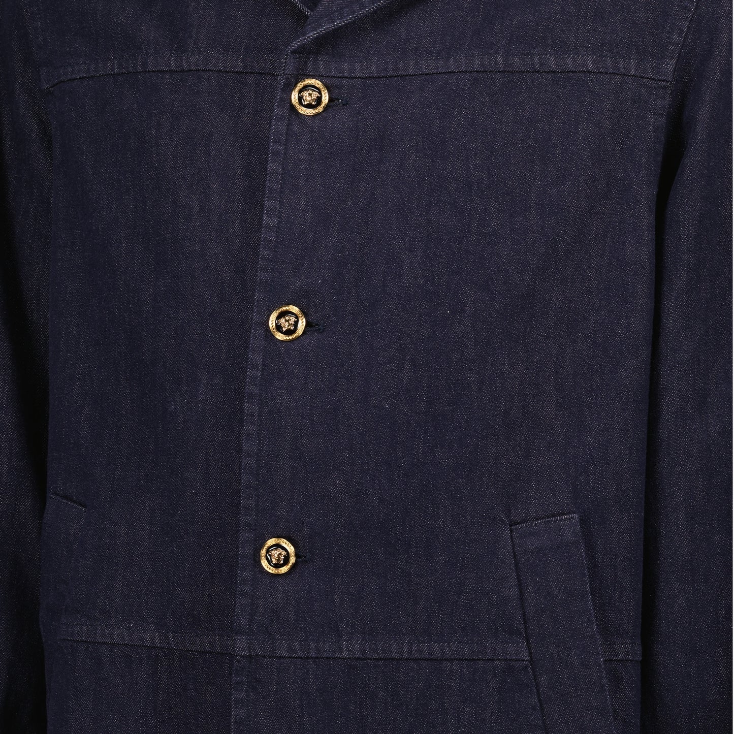 Manteau en jean brut