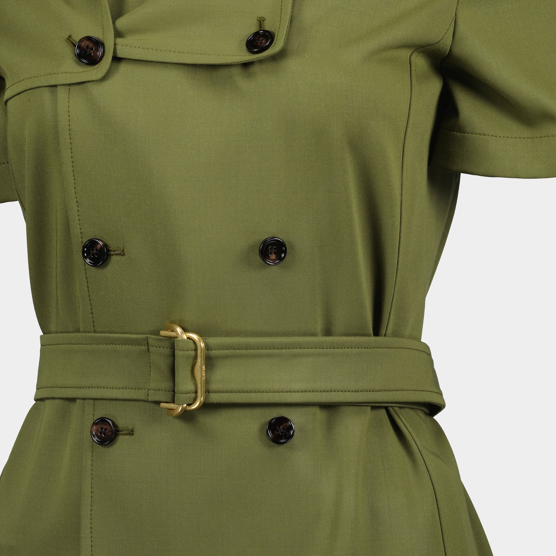 Robe trench verte