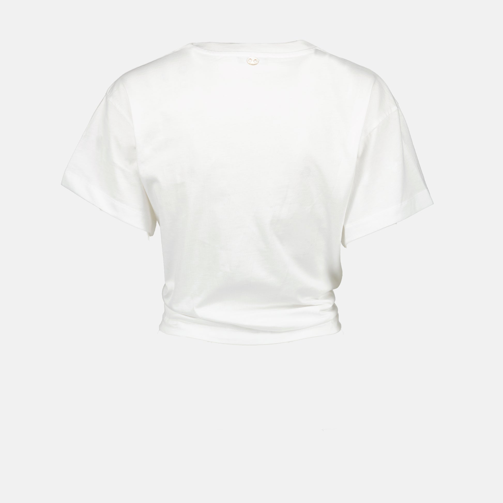 T-shirt blanc à anneau