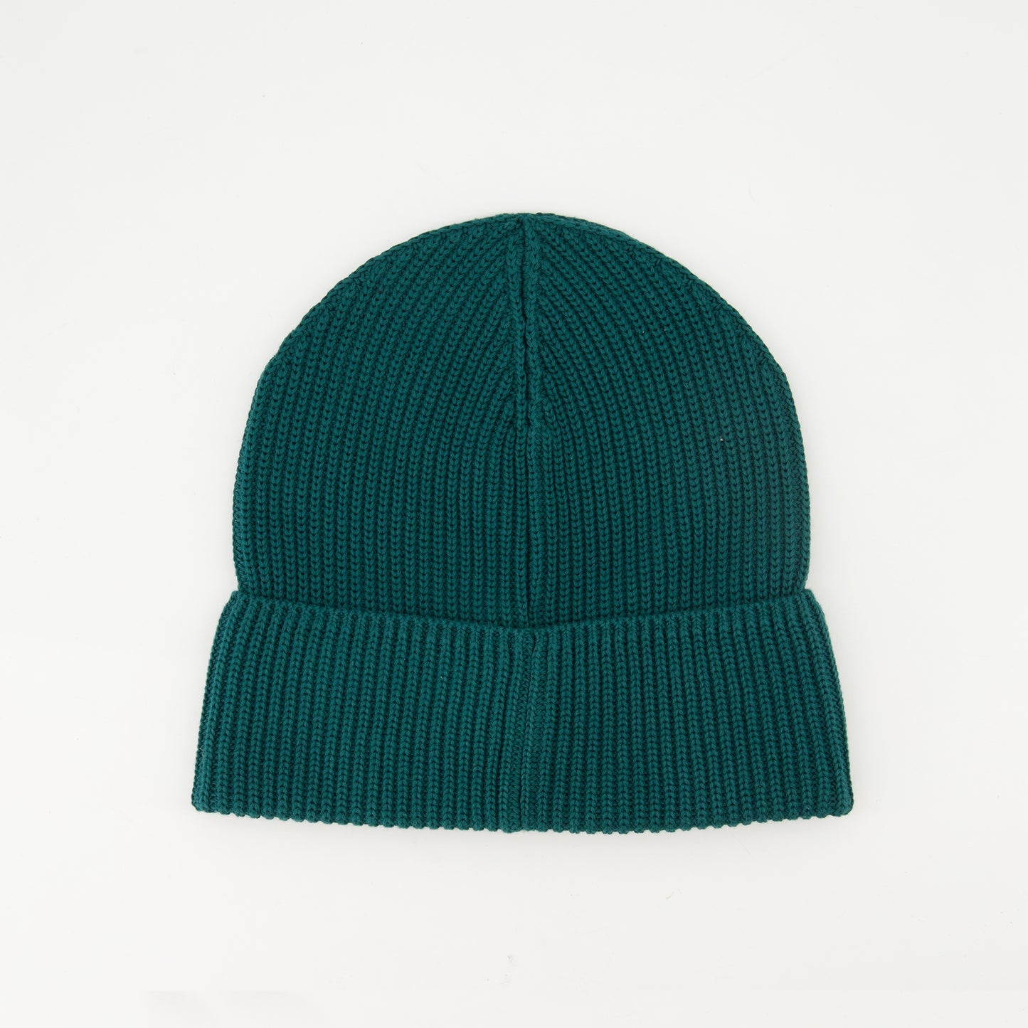 Bonnet en maille verte