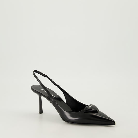 Escarpin en cuir