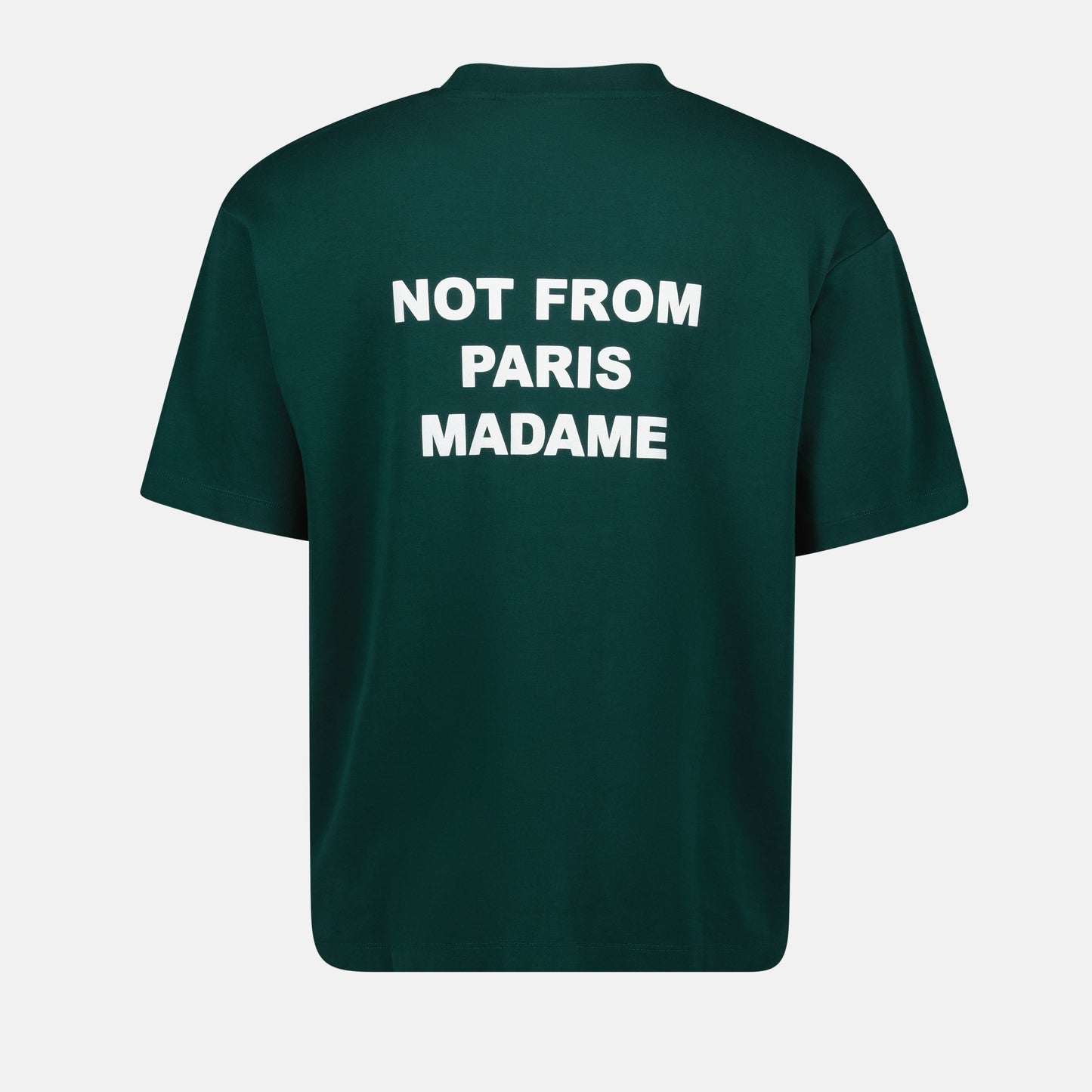 T-shirt Slogan vert