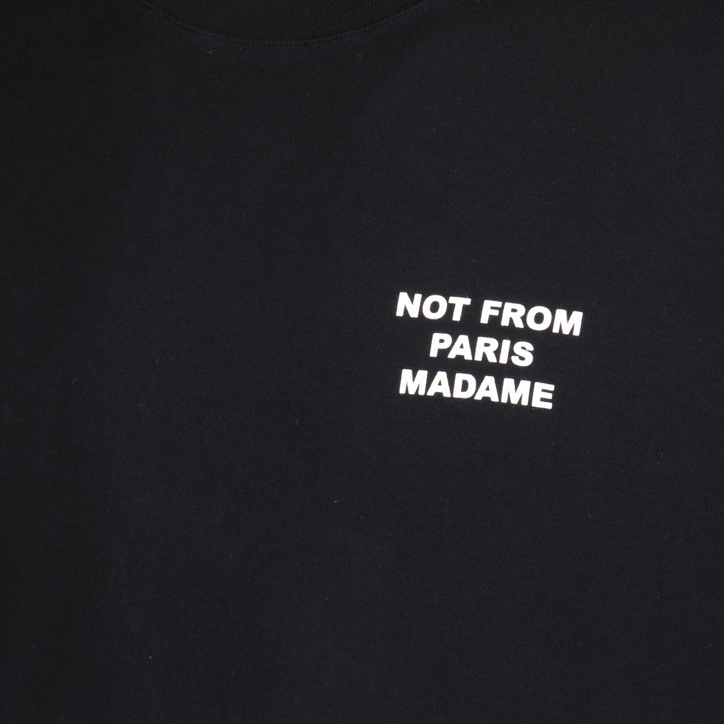 T-shirt Slogan noir