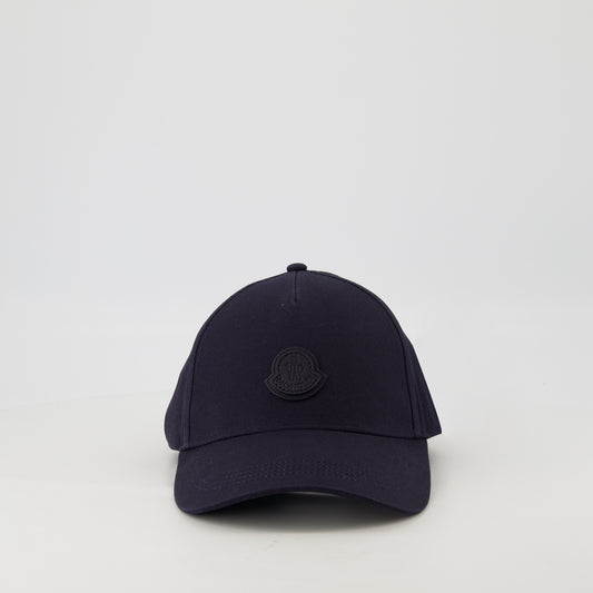 Casquette à logo en cuir