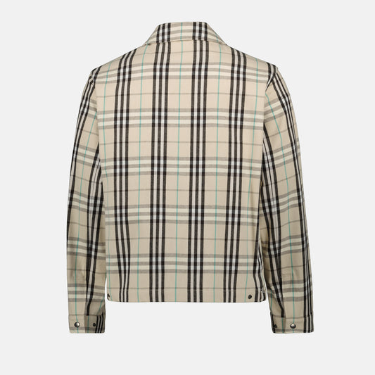 Veste Harrington à carreaux