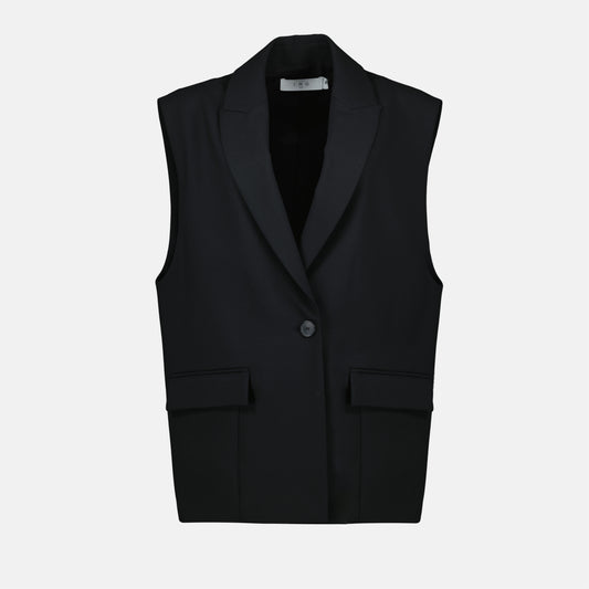 Blazer noir sans manches Cynesa