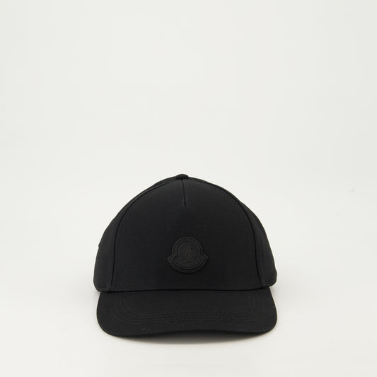 Casquette à logo en cuir