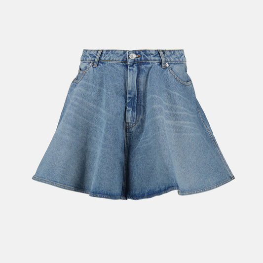 Mini jupe en denim