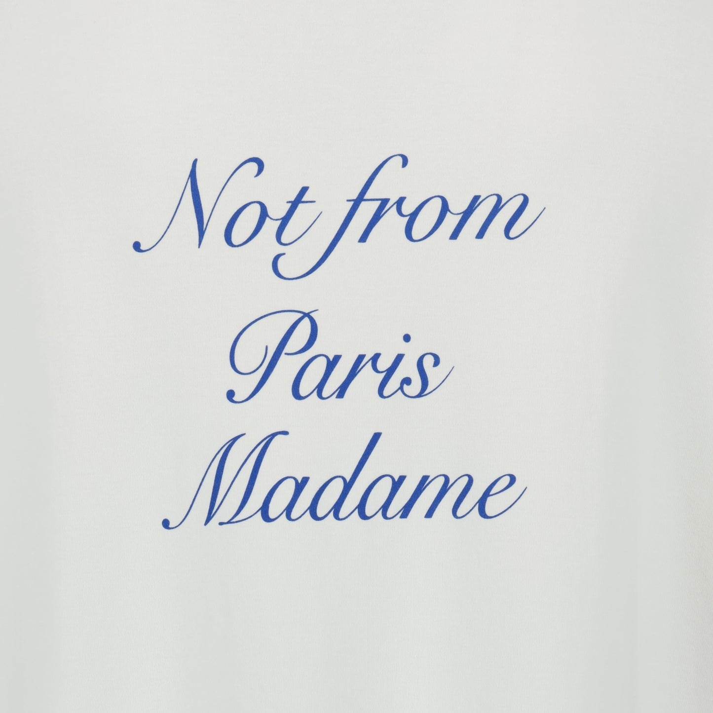 T-shirt Slogan Cursive