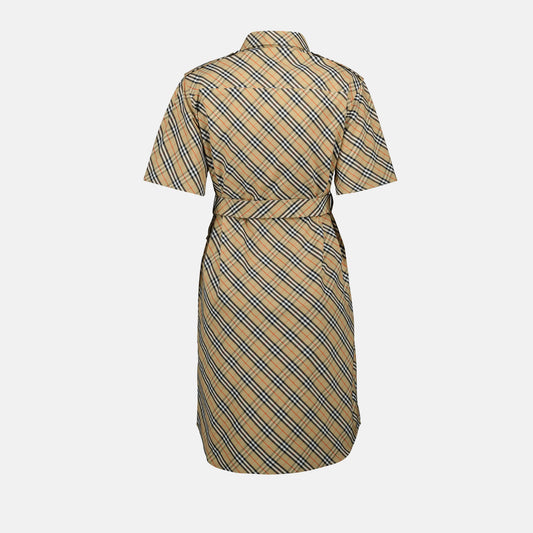 Robe chemise à carreaux