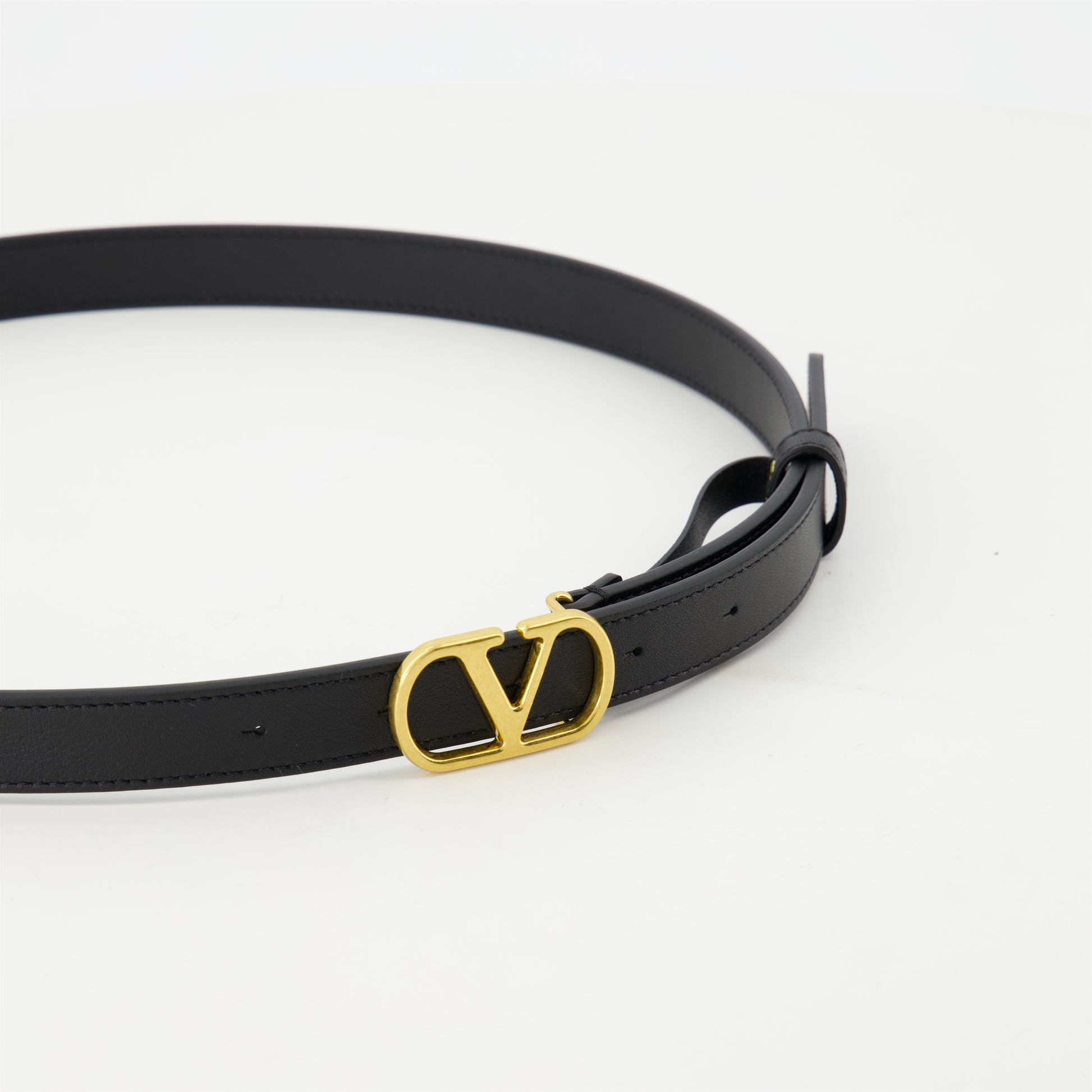 Ceinture VLogo en cuir