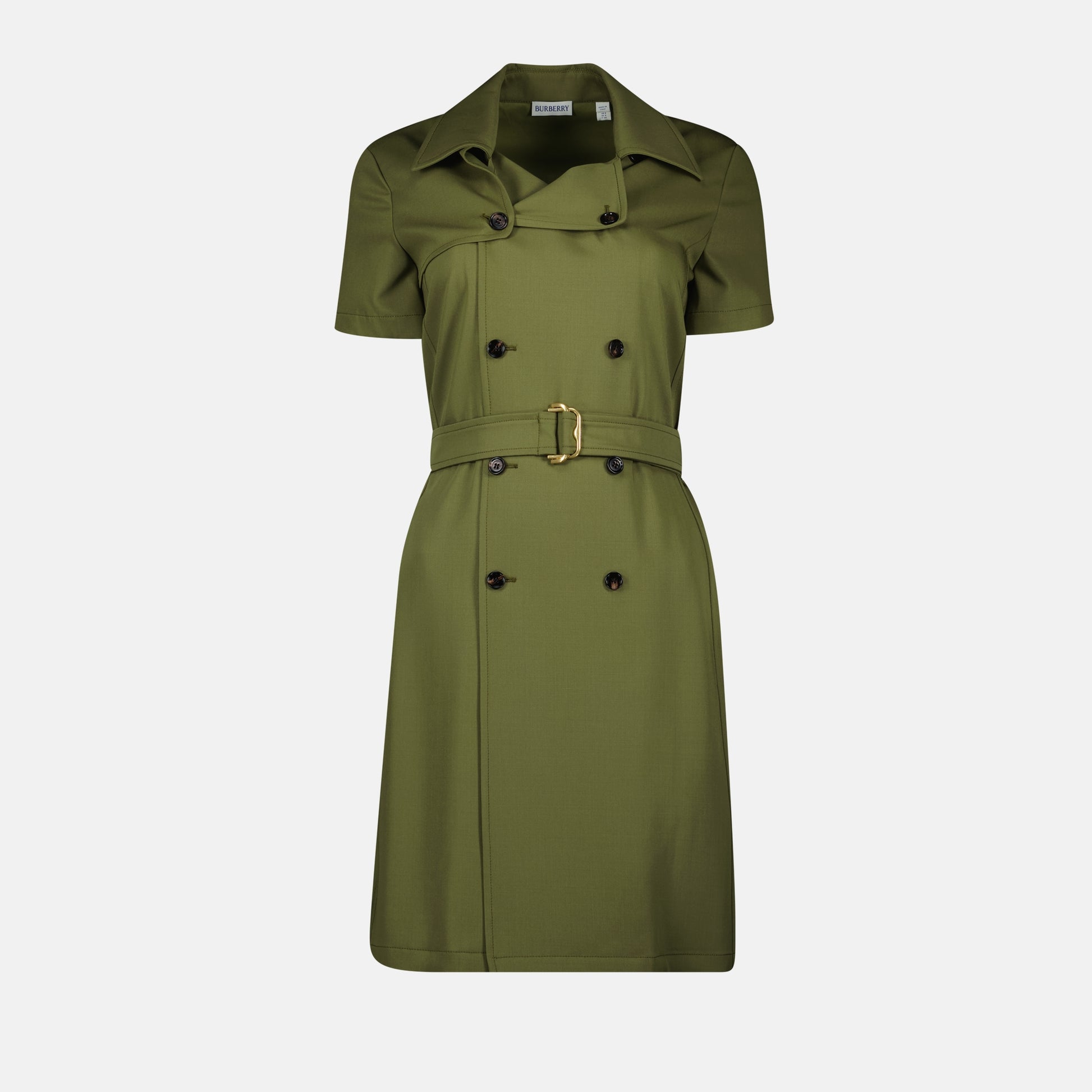 Robe trench verte