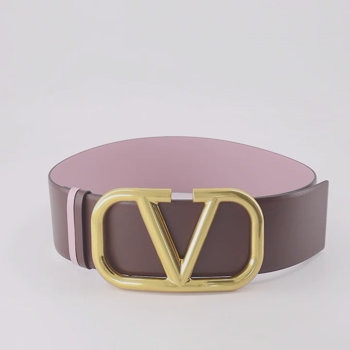 Reversible VLogo belt