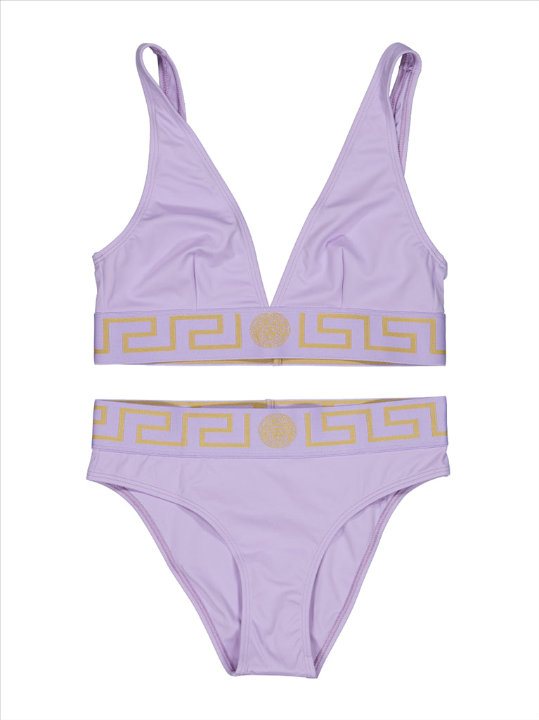 Bas de bikini Versace pour Femme Violet