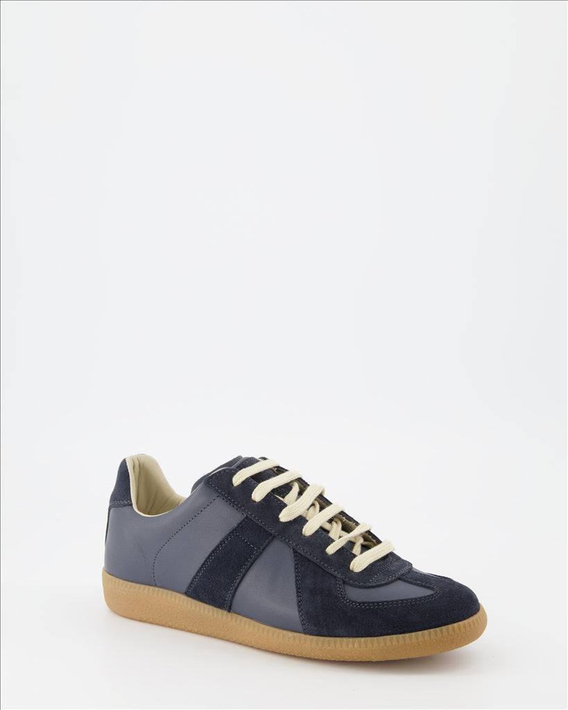 Baskets Replica Maison Margiela pour Femme Bleu