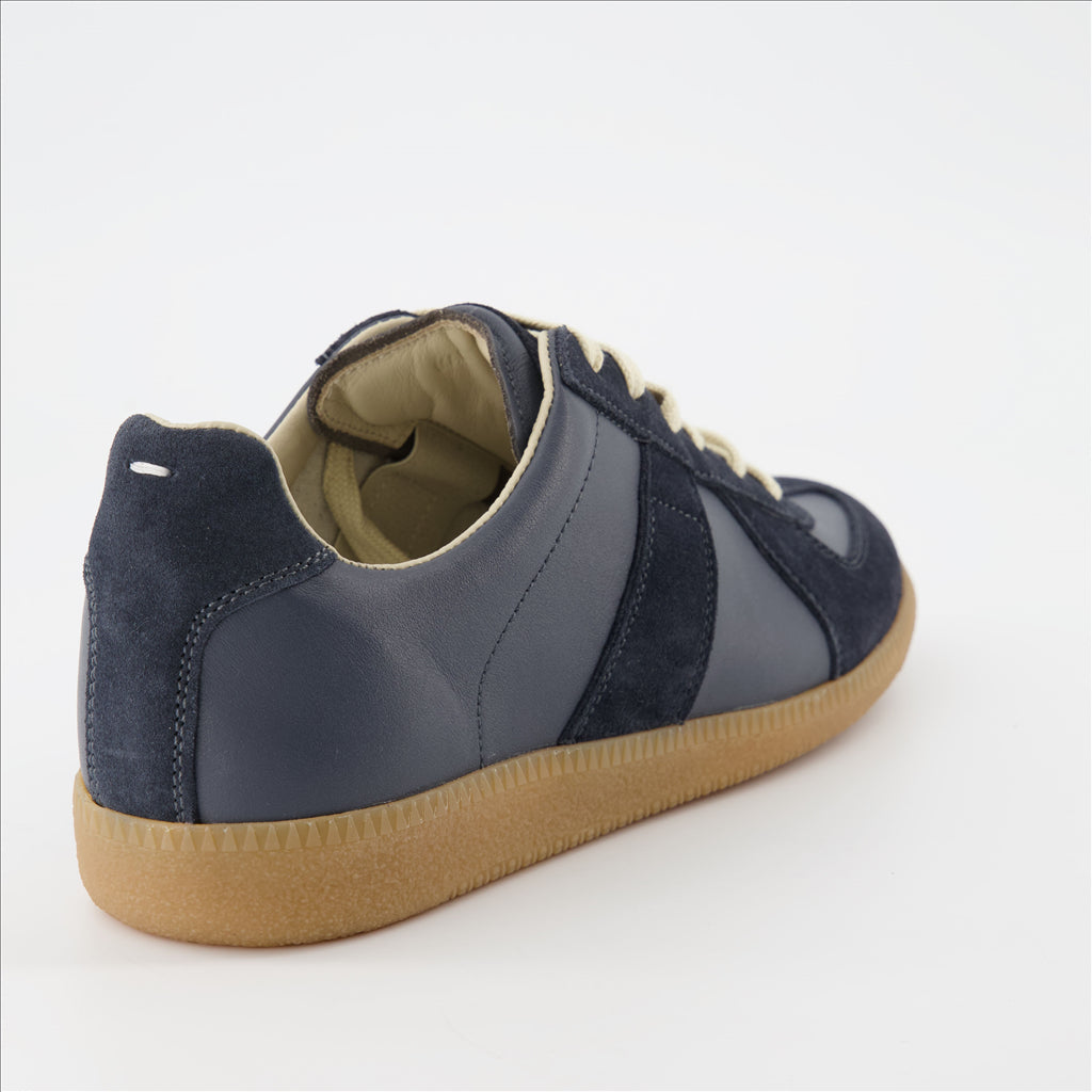 Baskets Replica Maison Margiela pour Femme Bleu