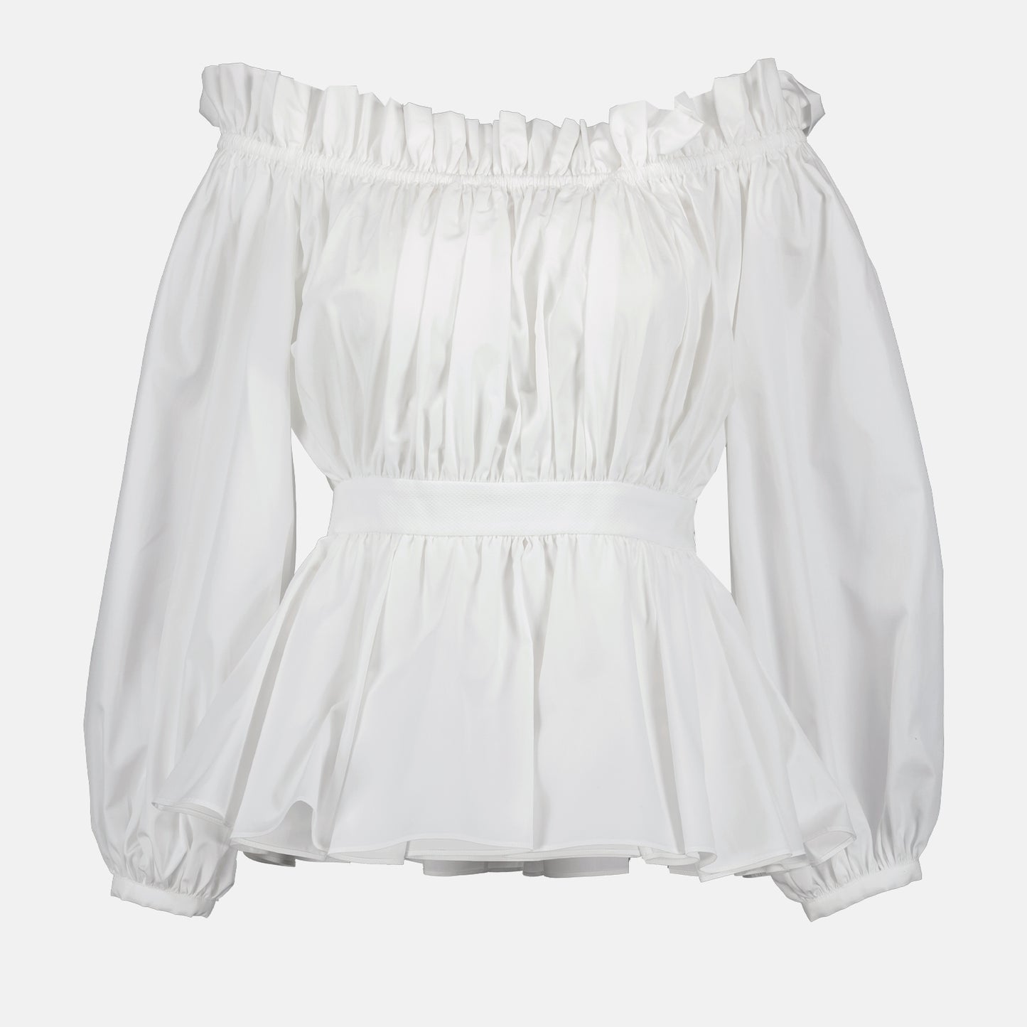 Bardot collar blouse