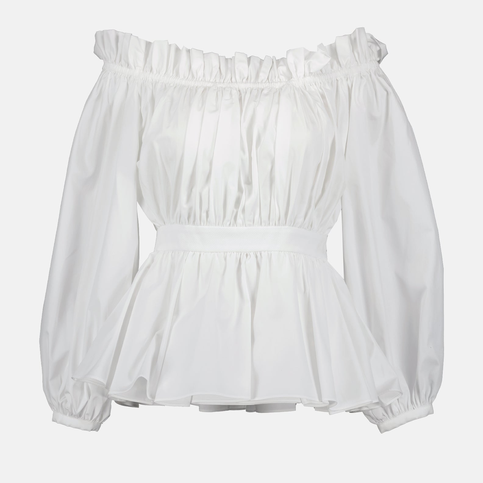 Bardot collar blouse