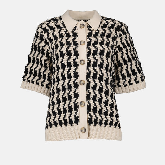 Cardigan Tommy pied de poule