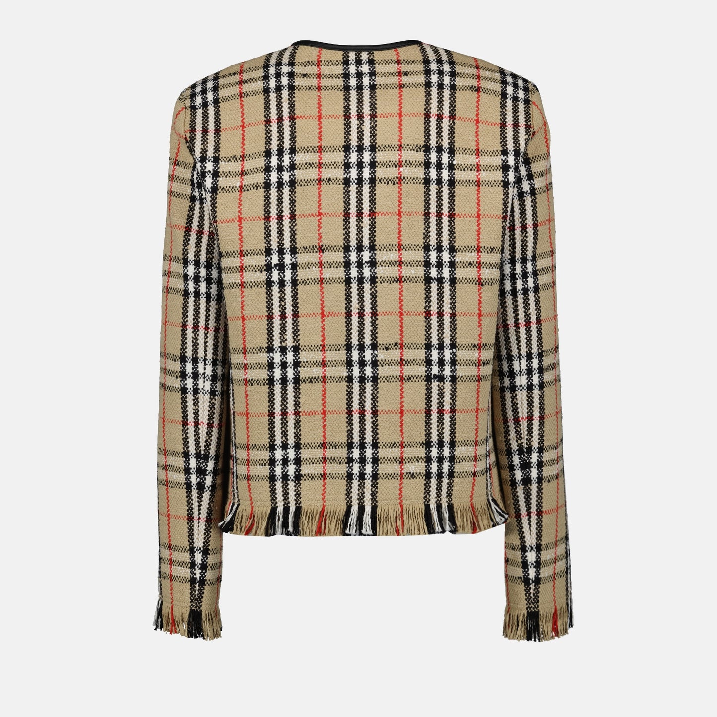 Upney checked cardigan