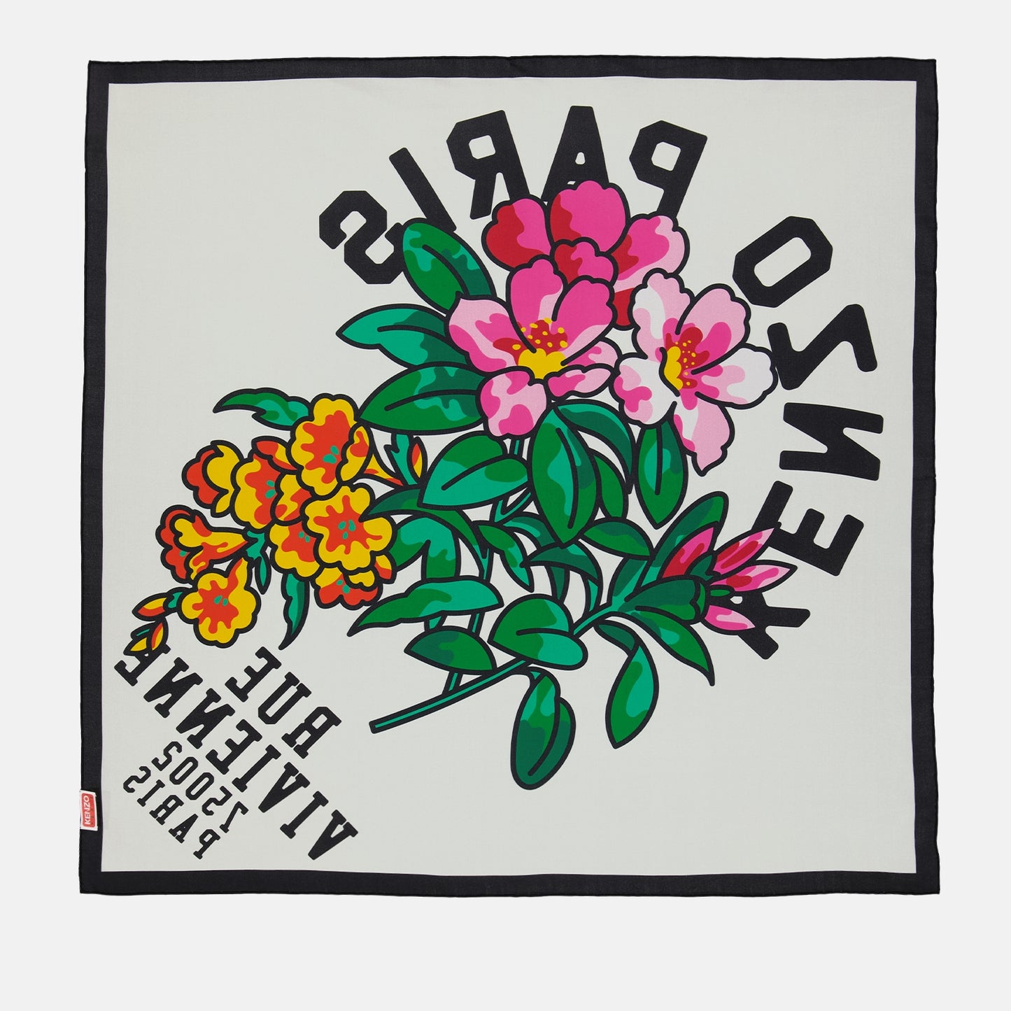 Silk scarf Rue Vivienne