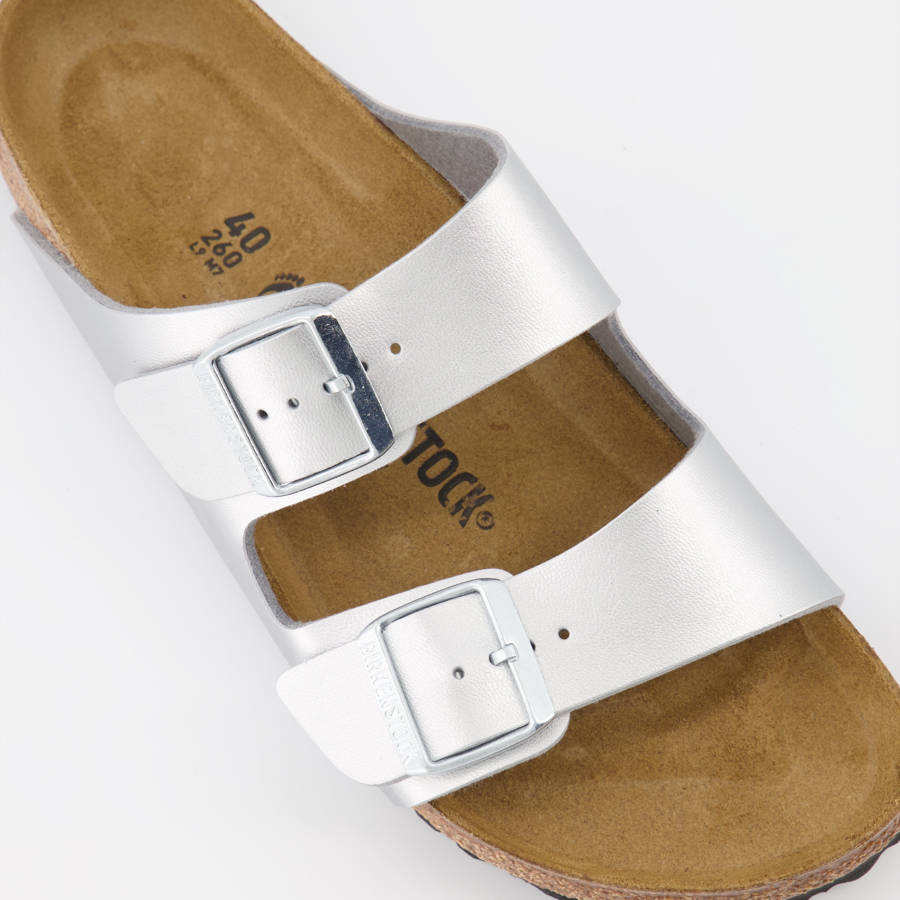 Birkenstock arizona online argenté