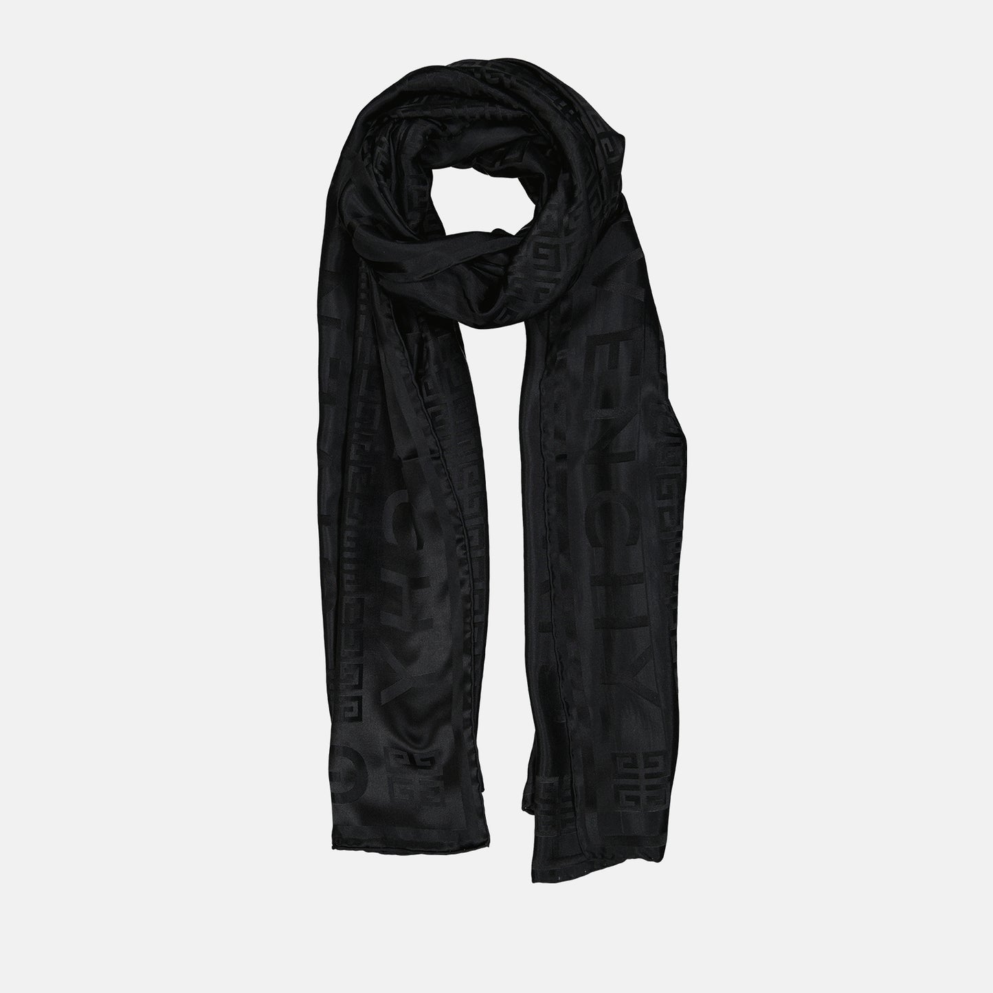 4G silk scarf