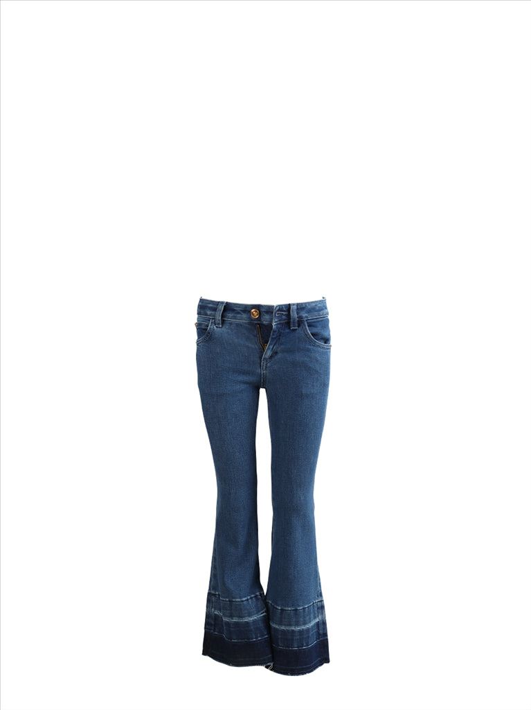 Flared cut jeans