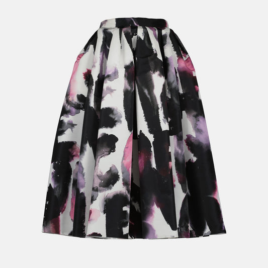 Watercolor Graffiti Skirt