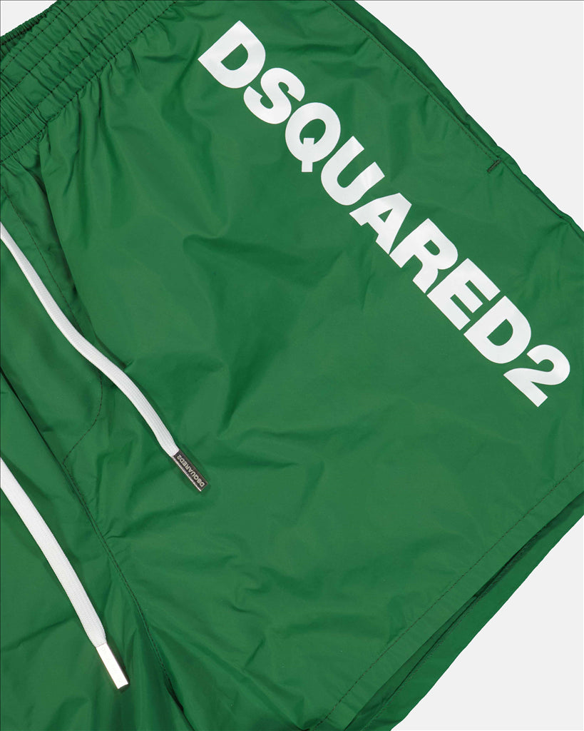 Logo swimsuit Green