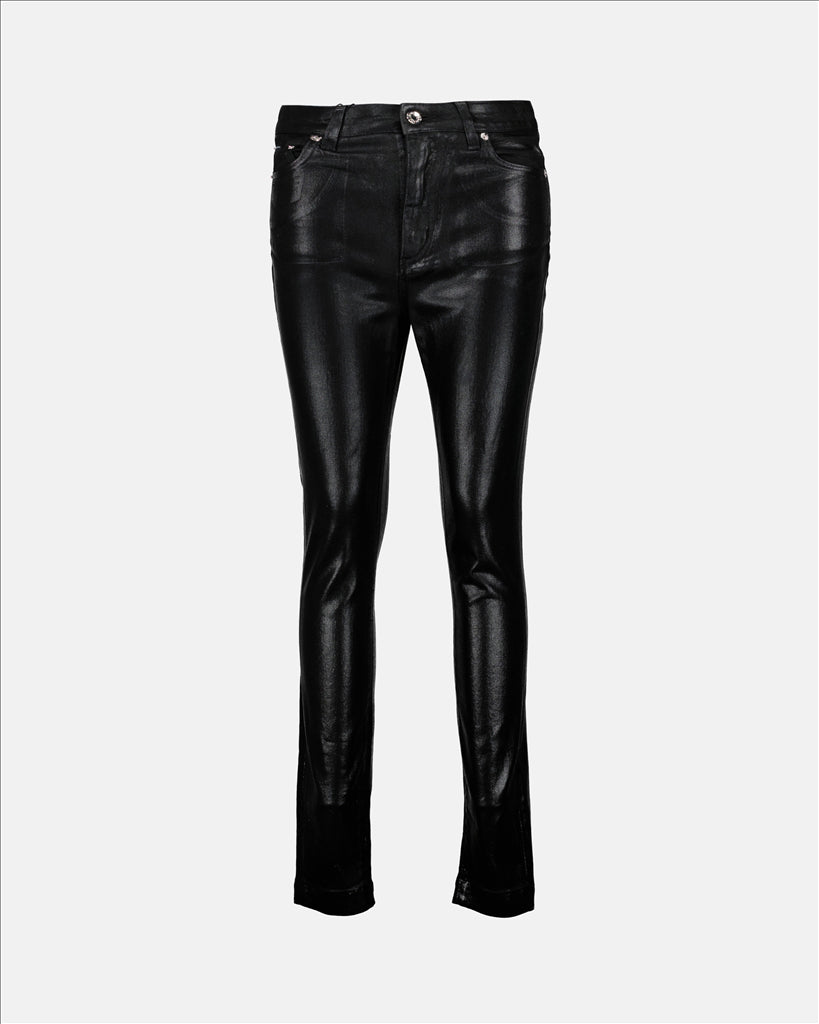 Faux leather pants