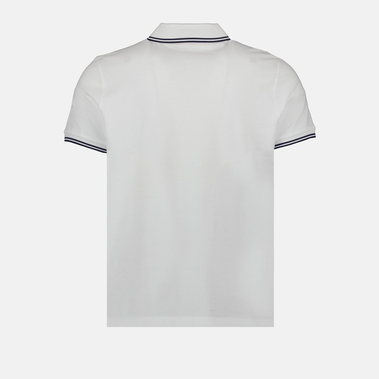 Polo shirt with logo and piping