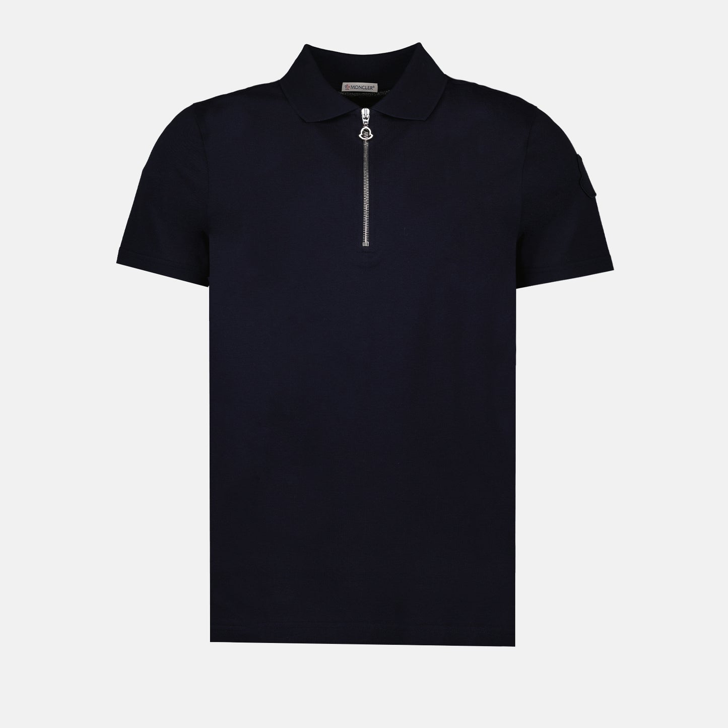 Zip polo shirt