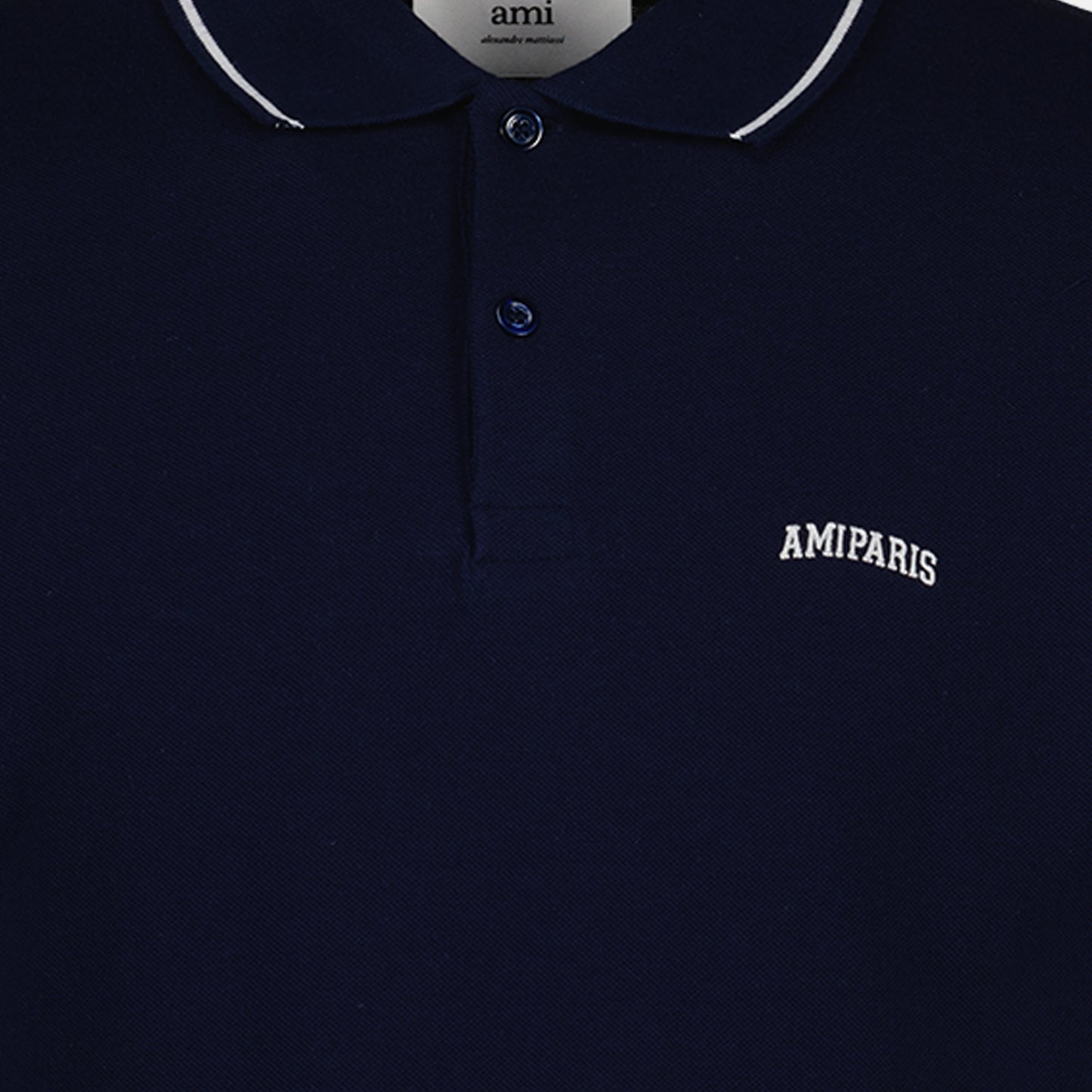 Embroidered polo <tc>Ami Paris</tc> 