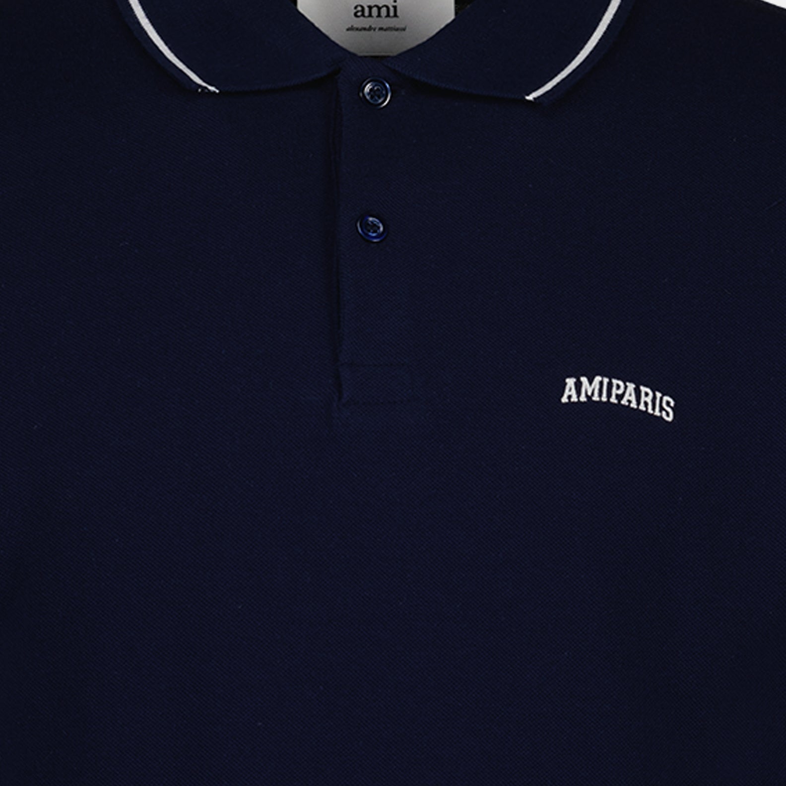 Embroidered polo <tc>Ami Paris</tc> 