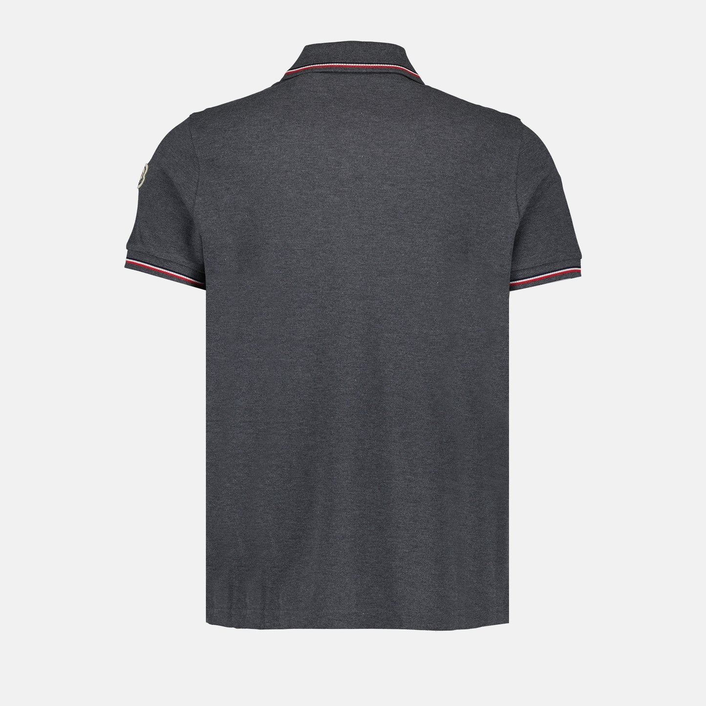 Polo shirt with logo and piping