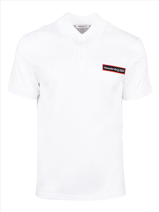 Band logo polo shirt