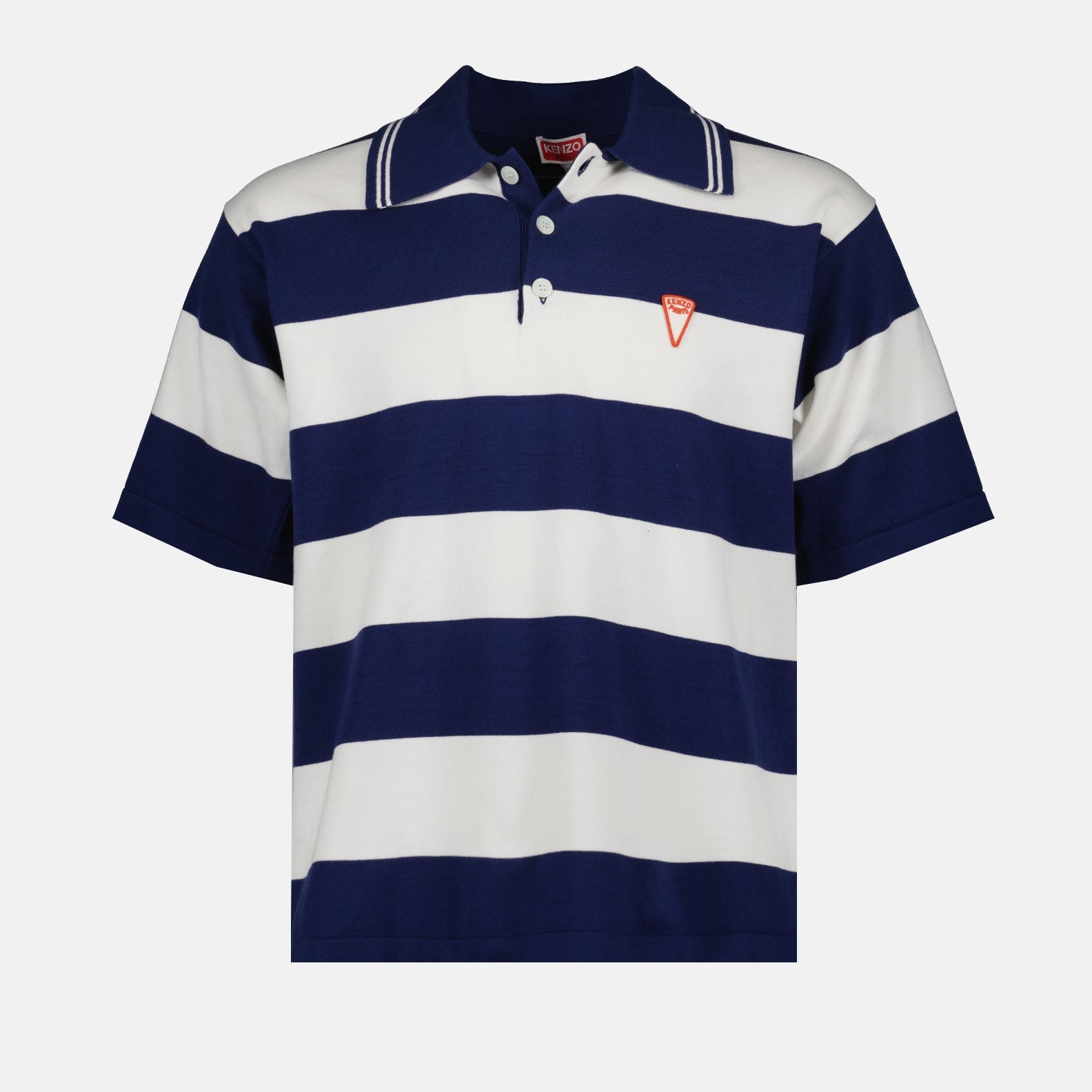 Striped polo shirt