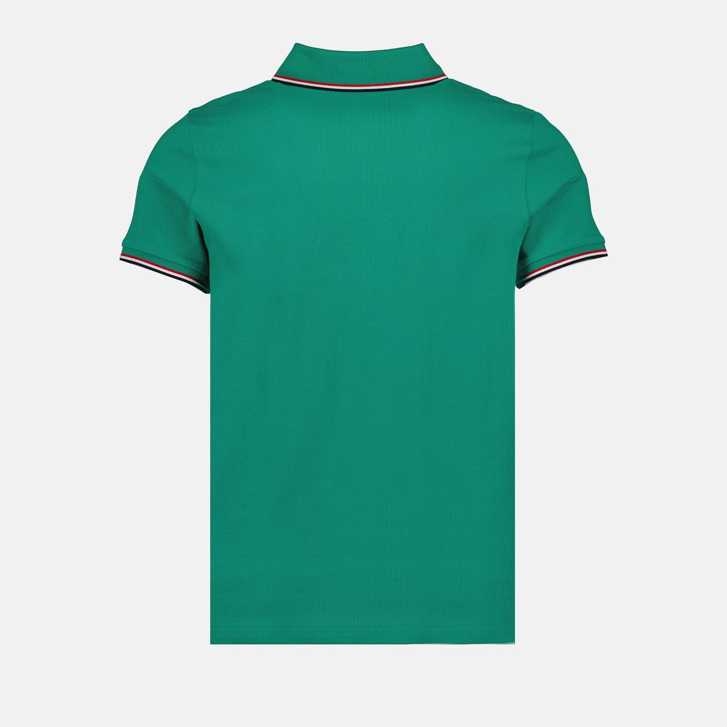 Polo shirt with logo and piping