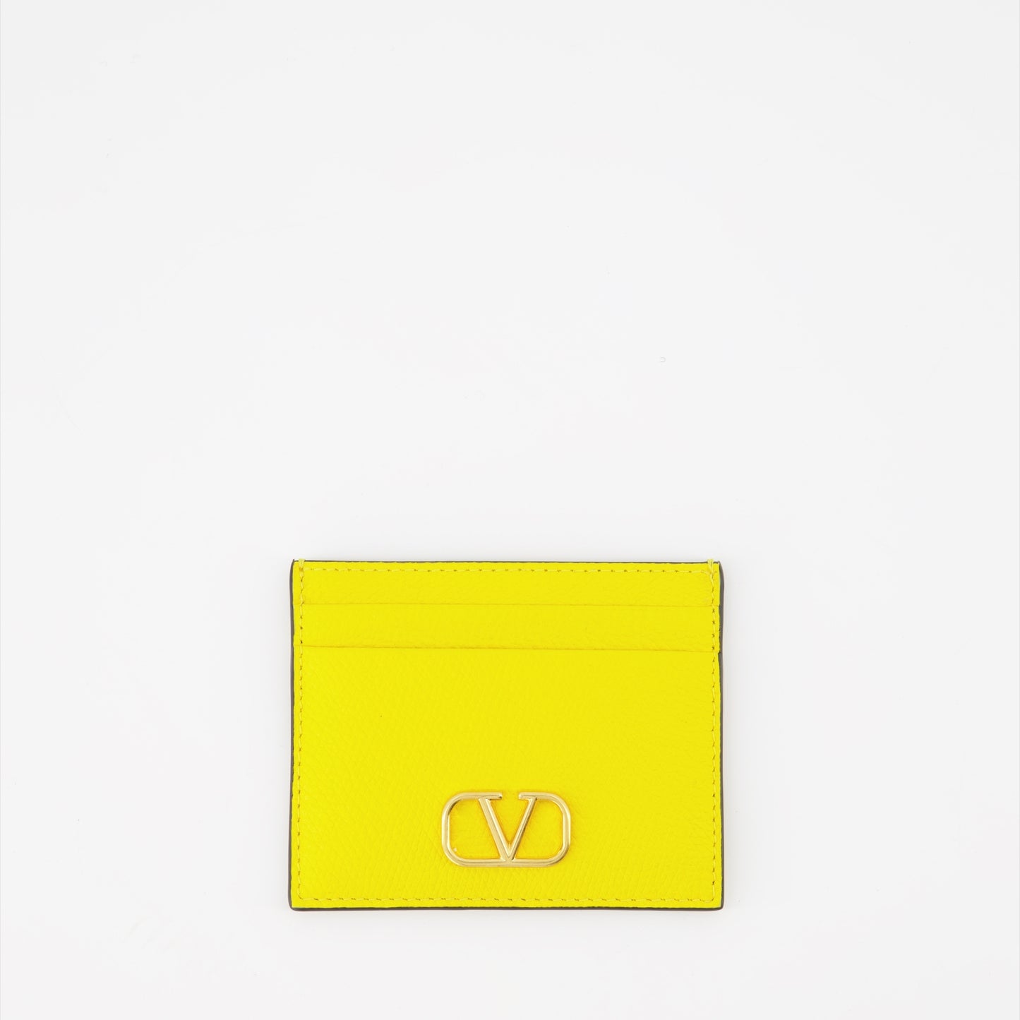 VLogo Signature Grainy Card Holder