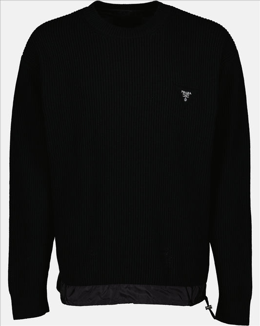 Triangle logo sweater