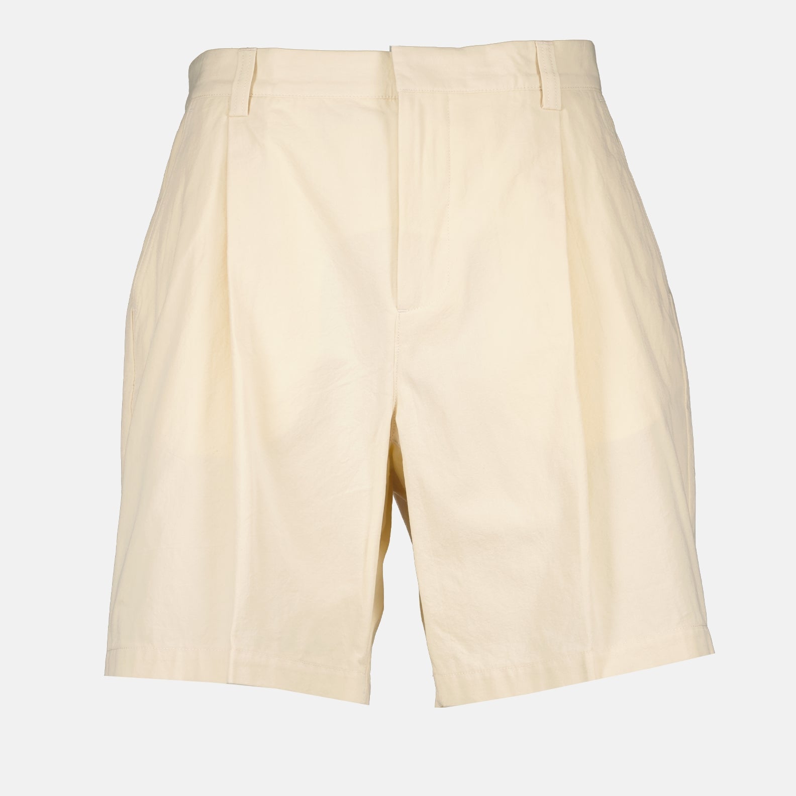 Pleated shorts