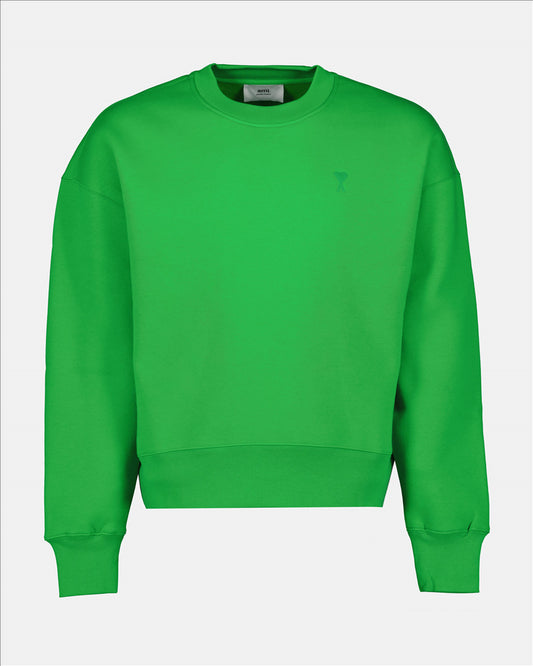 Sweatshirt <tc>Ami de Coeur</tc>  <tc>Ami Paris</tc>  for Men and Women Green