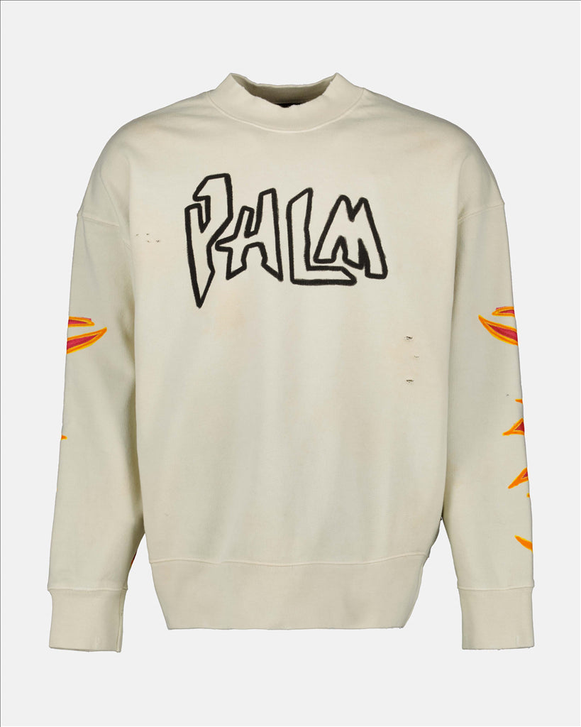 Sweatshirt Graffiti Flames