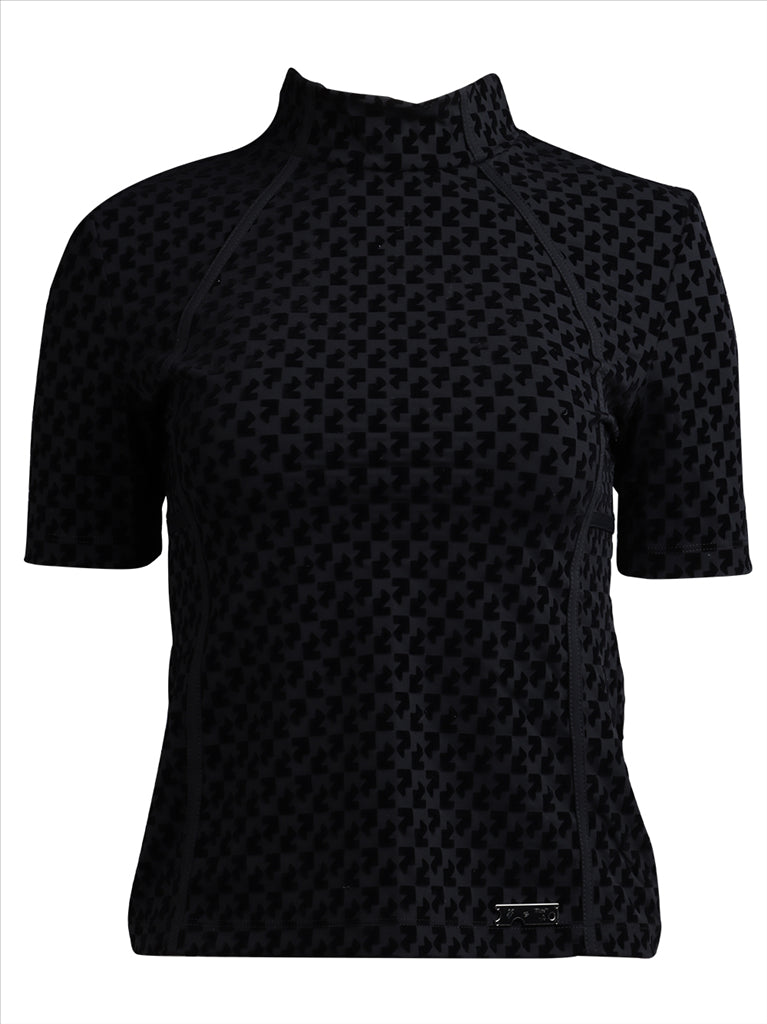 T-shirt Athletic Flock Noir