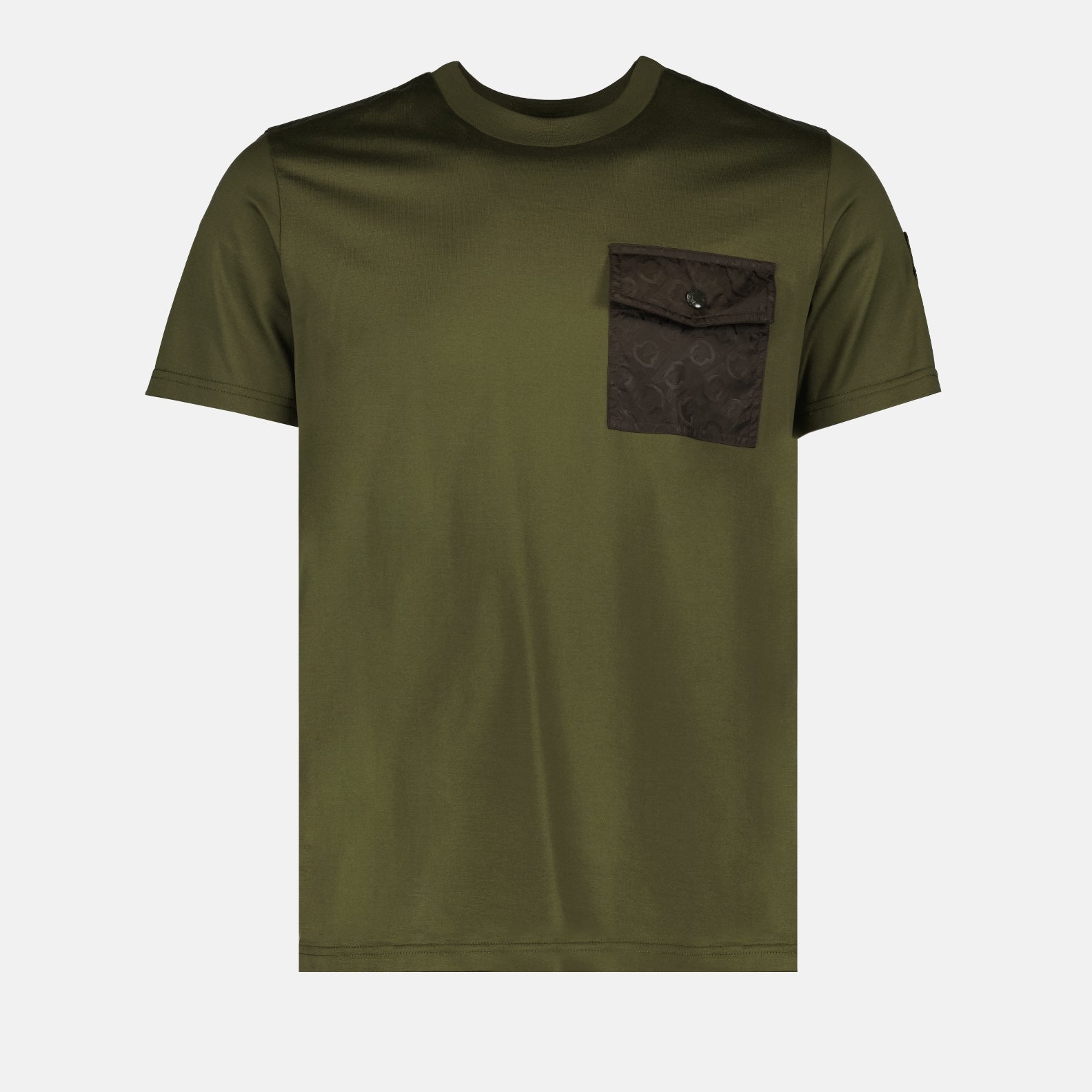 Bi-material t-shirt