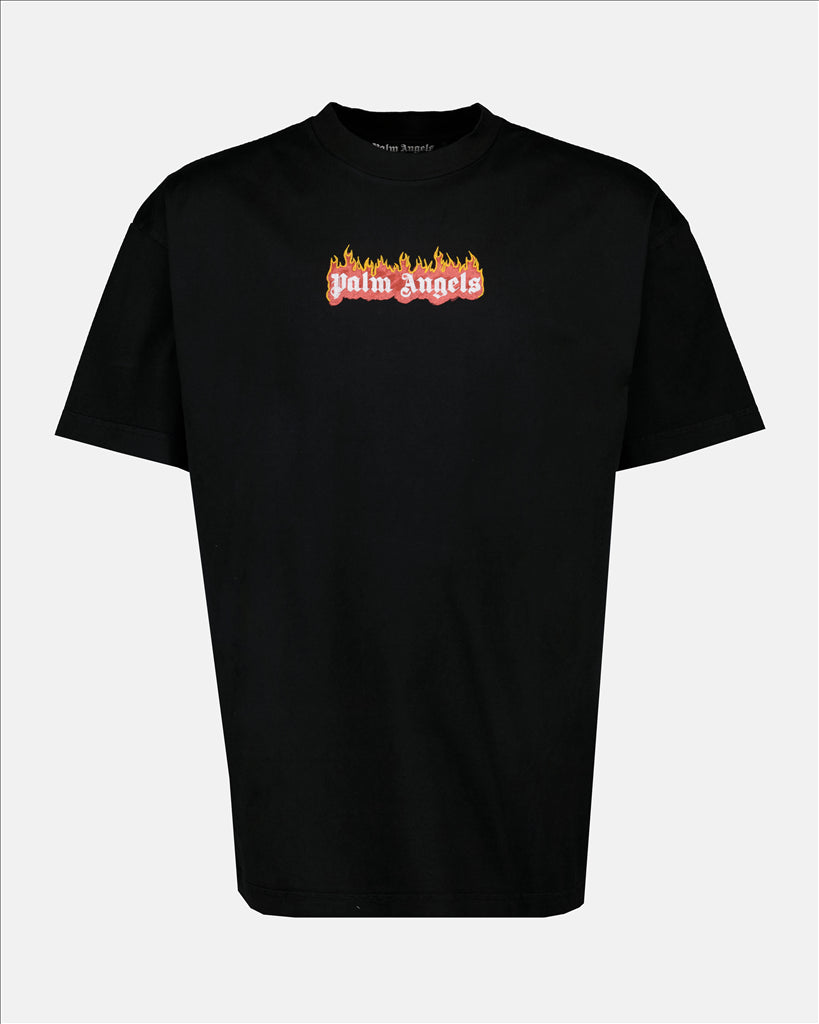 T-shirt Burning logo